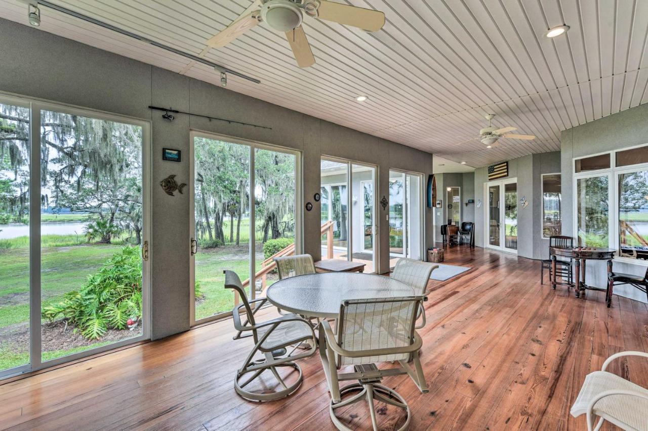 Serene Waterfront Retreat On Okatie River! ブラフトン エクステリア 写真