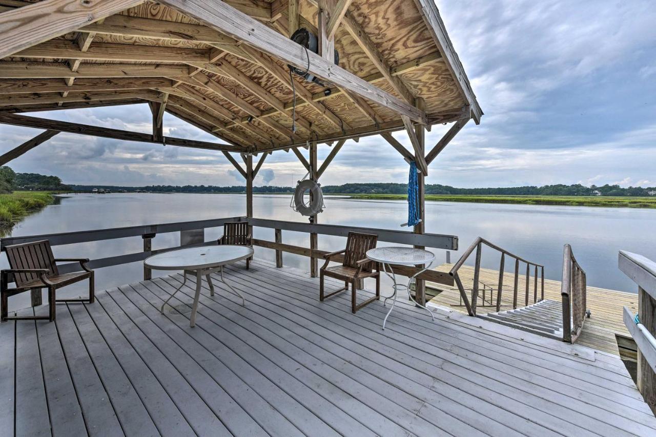 Serene Waterfront Retreat On Okatie River! ブラフトン エクステリア 写真